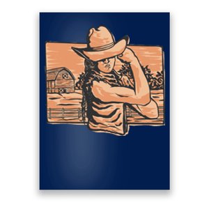 Cowgirl Flex Poster