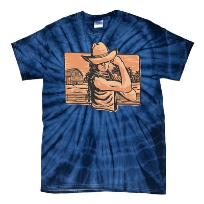 Cowgirl Flex Tie-Dye T-Shirt