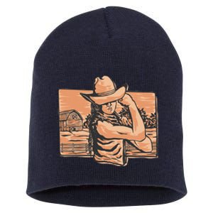 Cowgirl Flex Short Acrylic Beanie