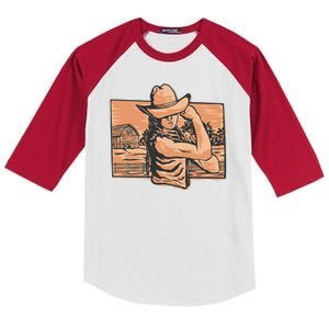 Cowgirl Flex Kids Colorblock Raglan Jersey