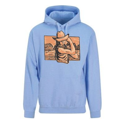 Cowgirl Flex Unisex Surf Hoodie