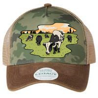 Cows In Field Legacy Tie Dye Trucker Hat