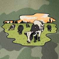 Cows In Field Legacy Tie Dye Trucker Hat