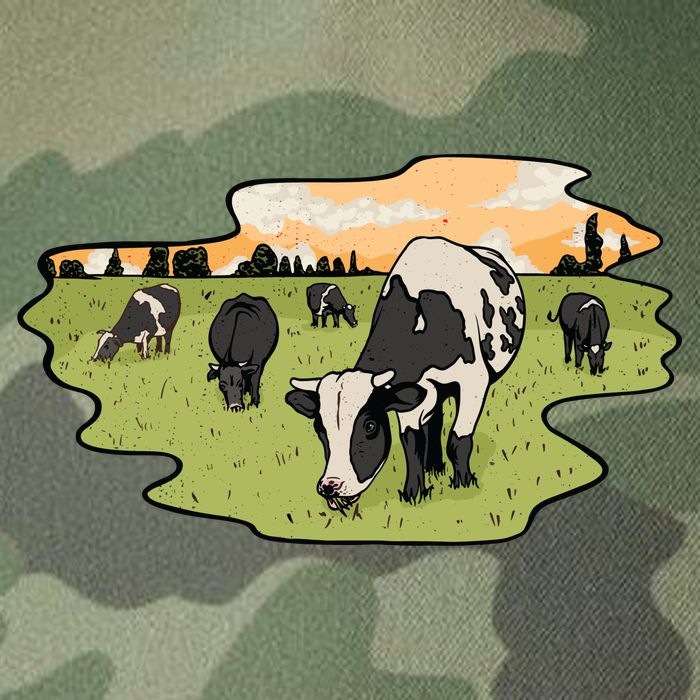 Cows In Field Legacy Tie Dye Trucker Hat