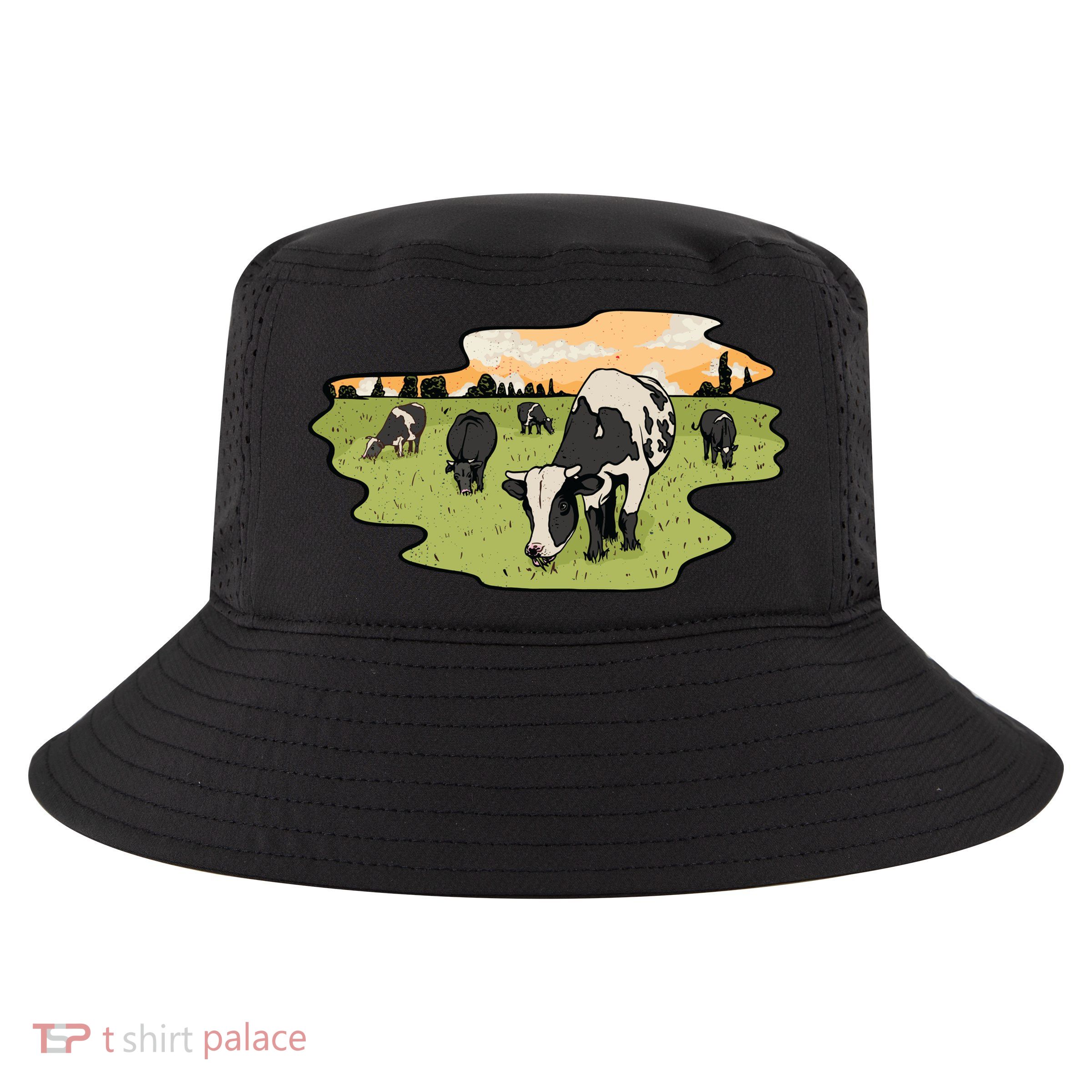 Cows In Field Cool Comfort Performance Bucket Hat
