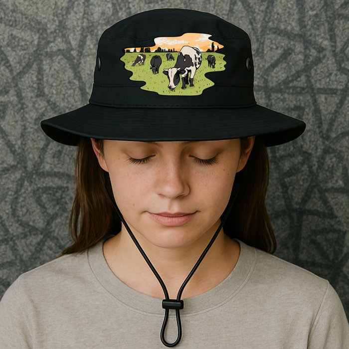 Cows In Field Bucket Hat