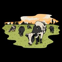Cows In Field Bucket Hat