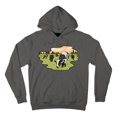 Cows In Field Hoodie