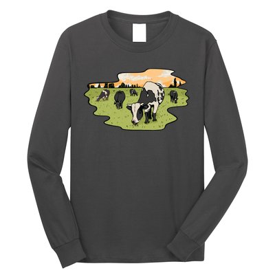 Cows In Field Long Sleeve Shirt