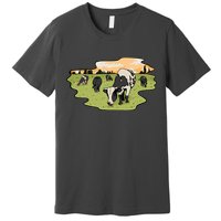 Cows In Field Premium T-Shirt