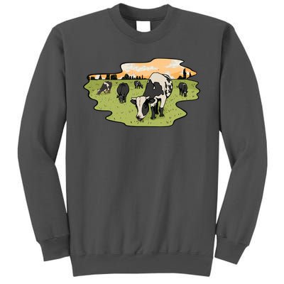 Cows In Field Tall Sweatshirt