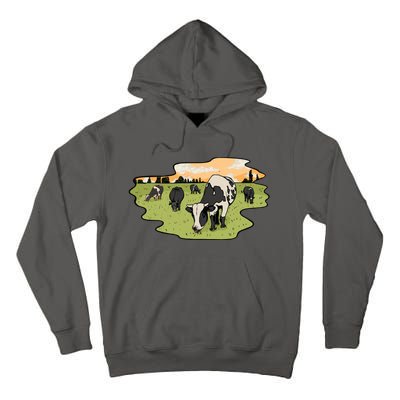 Cows In Field Tall Hoodie