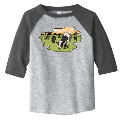 Cows In Field Toddler Fine Jersey T-Shirt