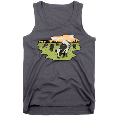 Cows In Field Tank Top