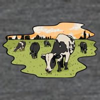 Cows In Field Kids Hoodie