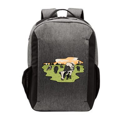 Cows In Field Vector Backpack