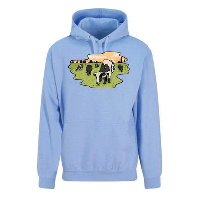 Cows In Field Unisex Surf Hoodie