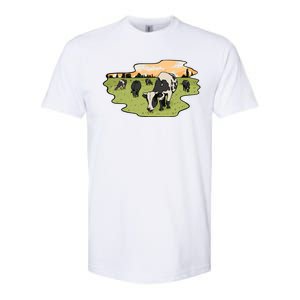 Cows In Field Softstyle CVC T-Shirt