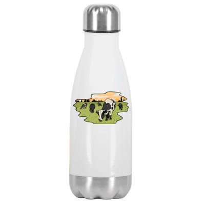 Cows In Field Stainless Steel Insulated Water Bottle