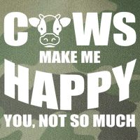 Cows Make Me Happy You Not So Much Legacy Tie Dye Trucker Hat
