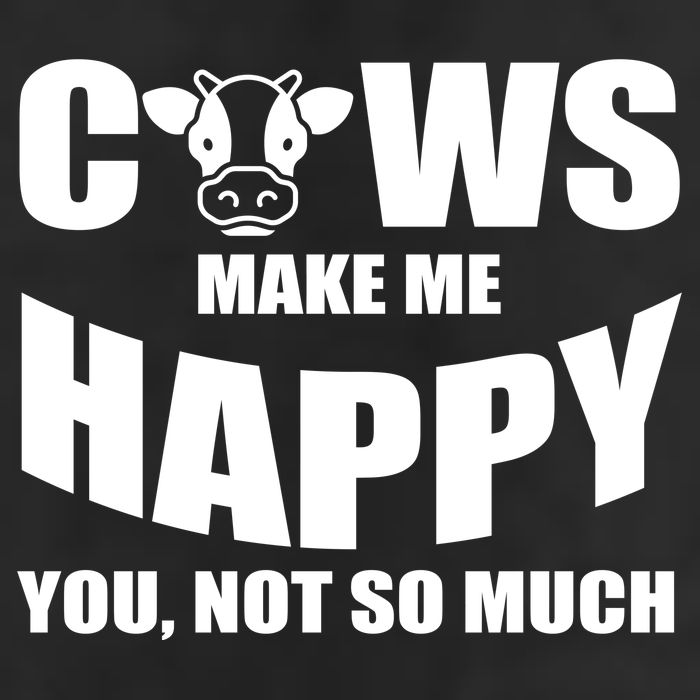Cows Make Me Happy You Not So Much Adult Drive Performance Visor