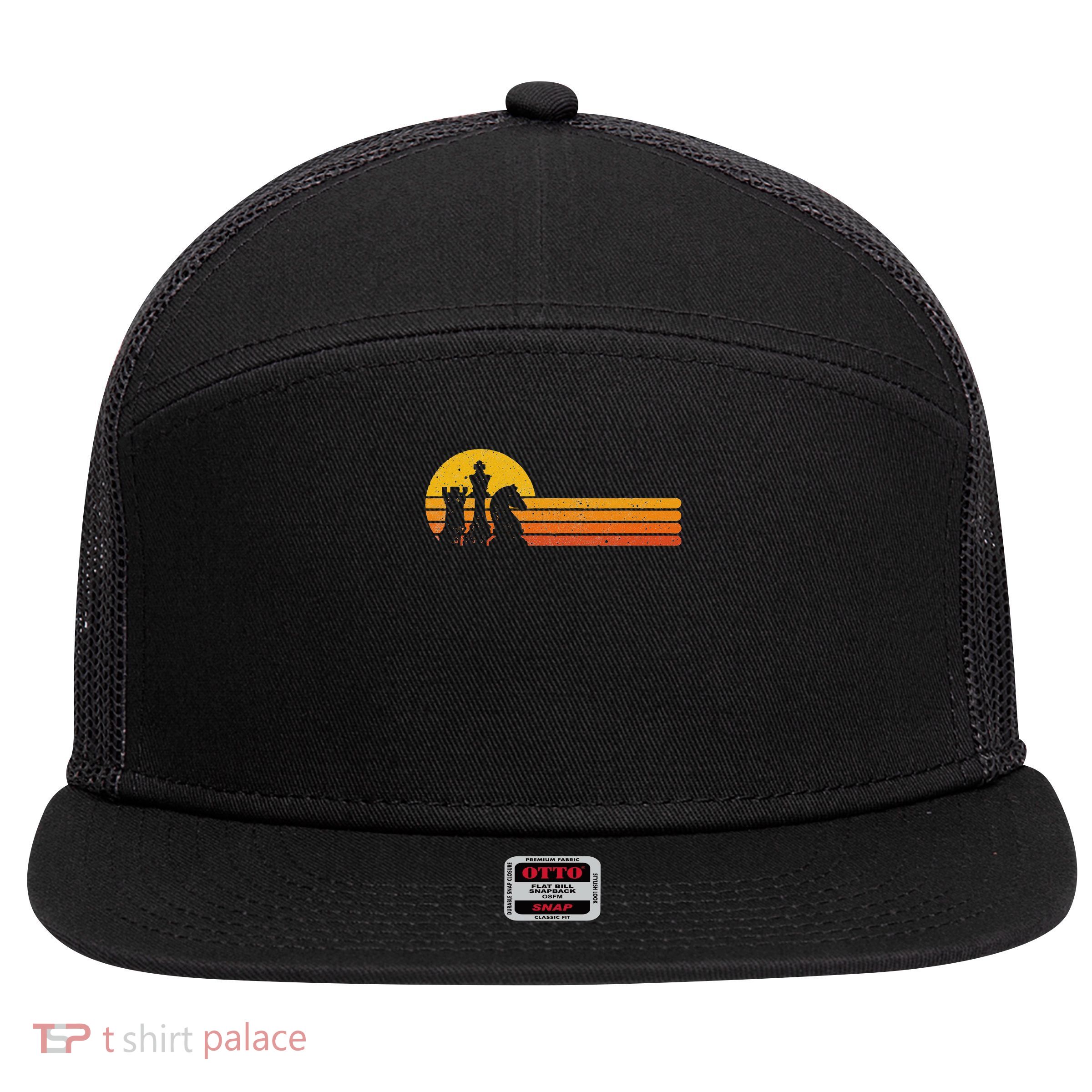  Chess Player  7 Panel Mesh Trucker Snapback Hat