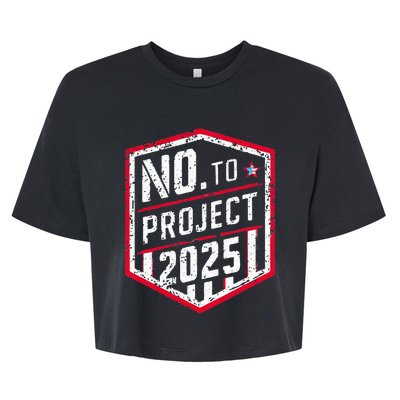 Current Political 2024 Stop Project 2025 Bella+Canvas Jersey Crop Tee