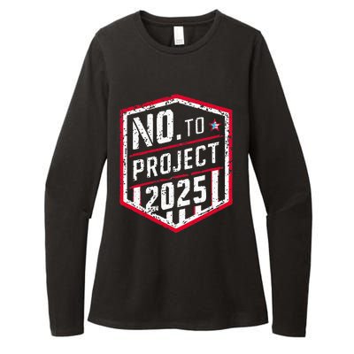 Current Political 2024 Stop Project 2025 Womens CVC Long Sleeve Shirt