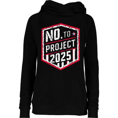 Current Political 2024 Stop Project 2025 Womens Funnel Neck Pullover Hood