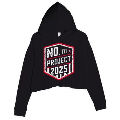 Current Political 2024 Stop Project 2025 Crop Fleece Hoodie