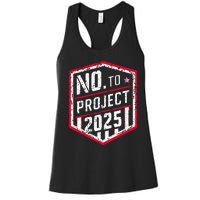 Current Political 2024 Stop Project 2025 Women's Racerback Tank