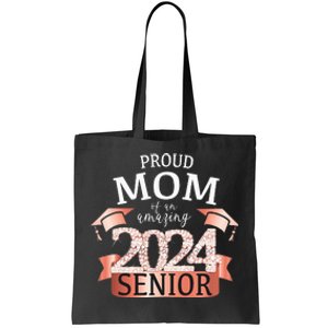 Celebration Proud 2024 Senior Mom I Elegant Pink Tote Bag