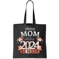 Celebration Proud 2024 Senior Mom I Elegant Pink Tote Bag