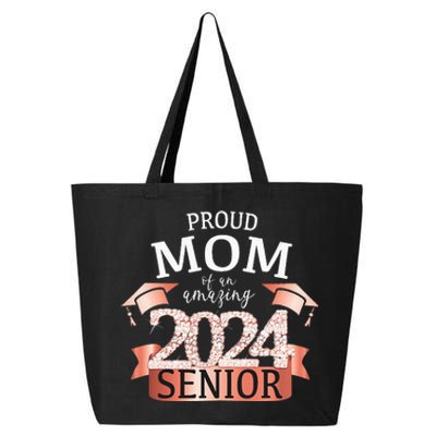 Celebration Proud 2024 Senior Mom I Elegant Pink 25L Jumbo Tote