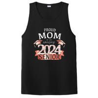 Celebration Proud 2024 Senior Mom I Elegant Pink PosiCharge Competitor Tank