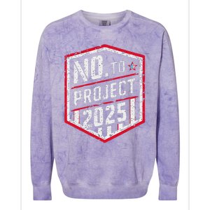 Current Political 2024 Stop Project 2025 Movement Colorblast Crewneck Sweatshirt