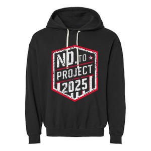 Current Political 2024 Stop Project 2025 Movement Garment-Dyed Fleece Hoodie