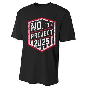 Current Political 2024 Stop Project 2025 Movement Performance Sprint T-Shirt