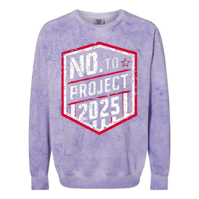 Current Political 2024 Stop Project 2025 Colorblast Crewneck Sweatshirt