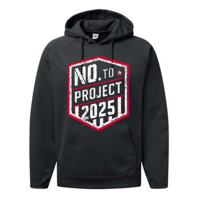 Current Political 2024 Stop Project 2025 Performance Fleece Hoodie