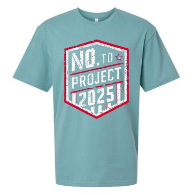 Current Political 2024 Stop Project 2025 Sueded Cloud Jersey T-Shirt