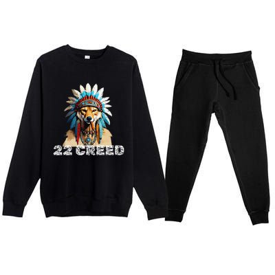 Coyote Predator 22 Cree.D Graphic Design Premium Crewneck Sweatsuit Set