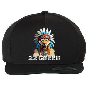 Coyote Predator 22 Cree.D Graphic Design Wool Snapback Cap