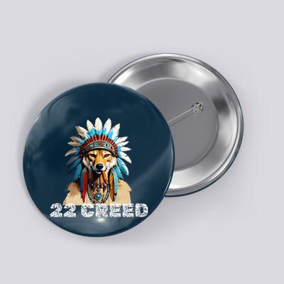 Coyote Predator 22 Cree.D Graphic Design Button