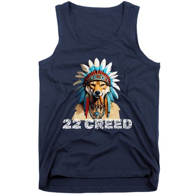 Coyote Predator 22 Cree.D Graphic Design Tank Top