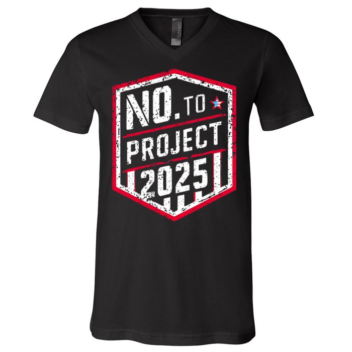 Current Political 2024 Stop Project 2025 V-Neck T-Shirt