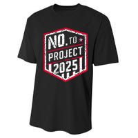 Current Political 2024 Stop Project 2025 Performance Sprint T-Shirt