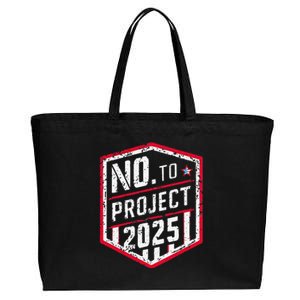 Current Political 2024 Stop Project 2025 Cotton Canvas Jumbo Tote