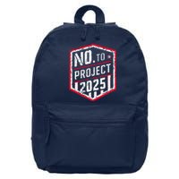 Current Political 2024 Stop Project 2025 16 in Basic Backpack