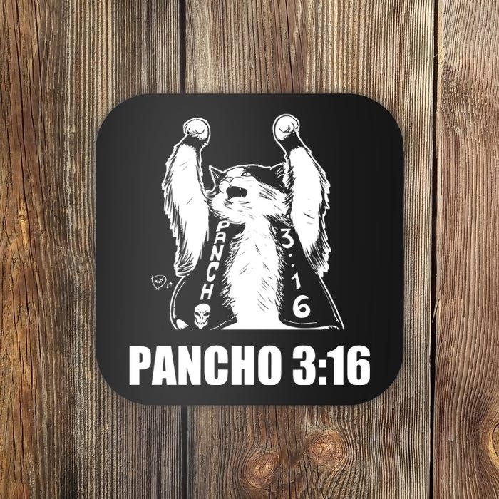 Cat Pancho 3 16 Coaster